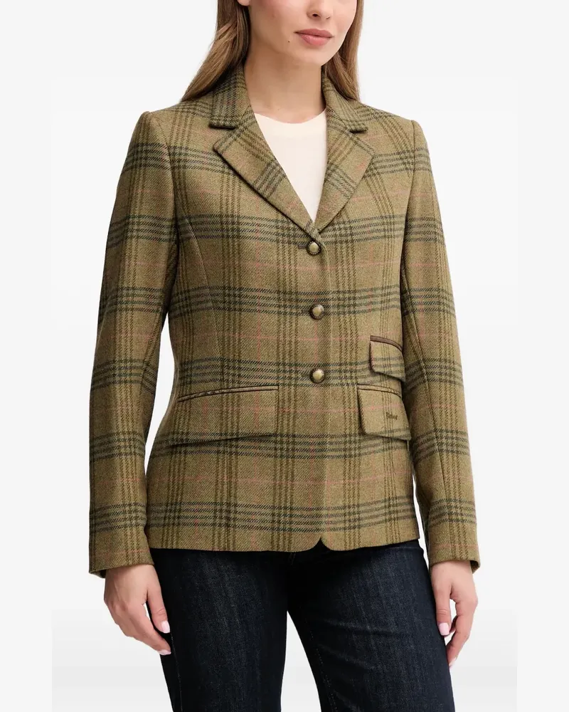 Barbour Sakko mit Karomuster - Grün Grün