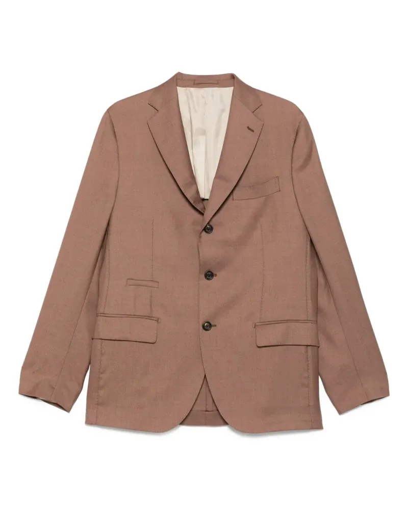 Eleventy Anzug mit drei Knöpfen - Braun Braun