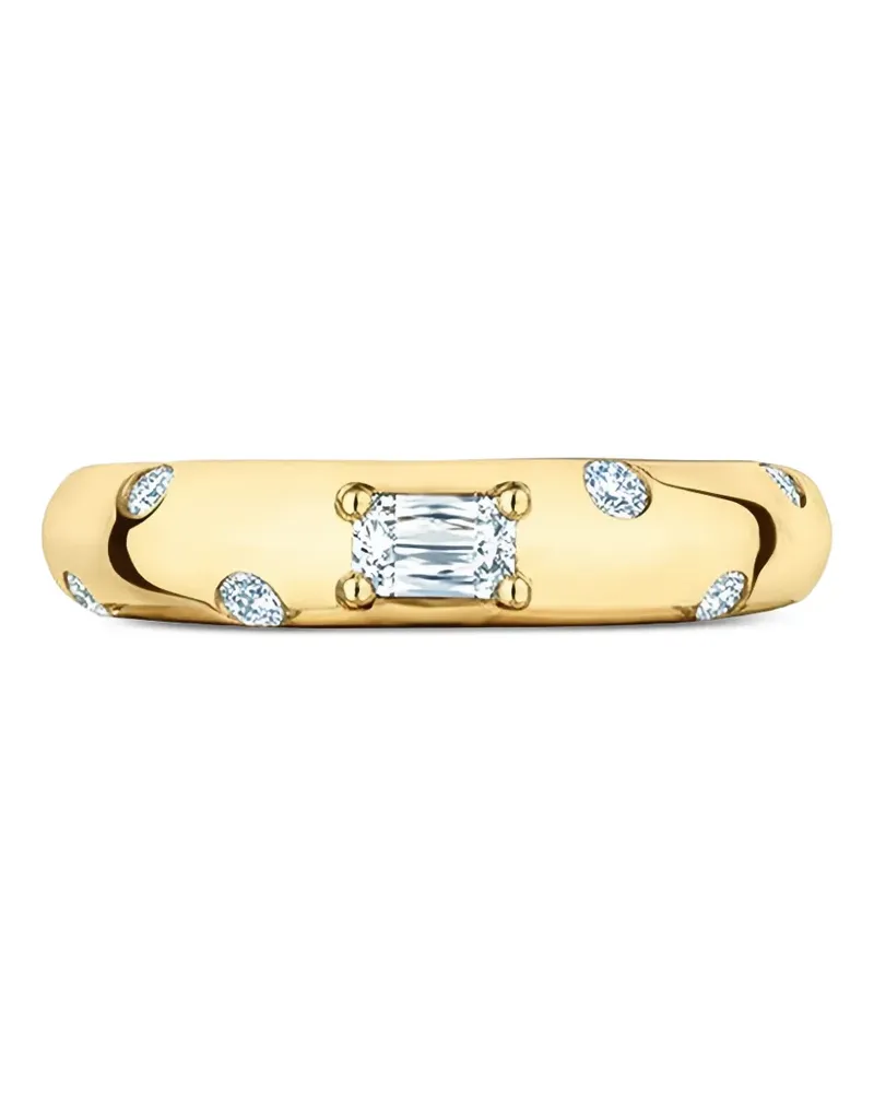 KWIAT Cobblestone Wide Band ASHOKA® Ring mit Diamant - Gold Gold