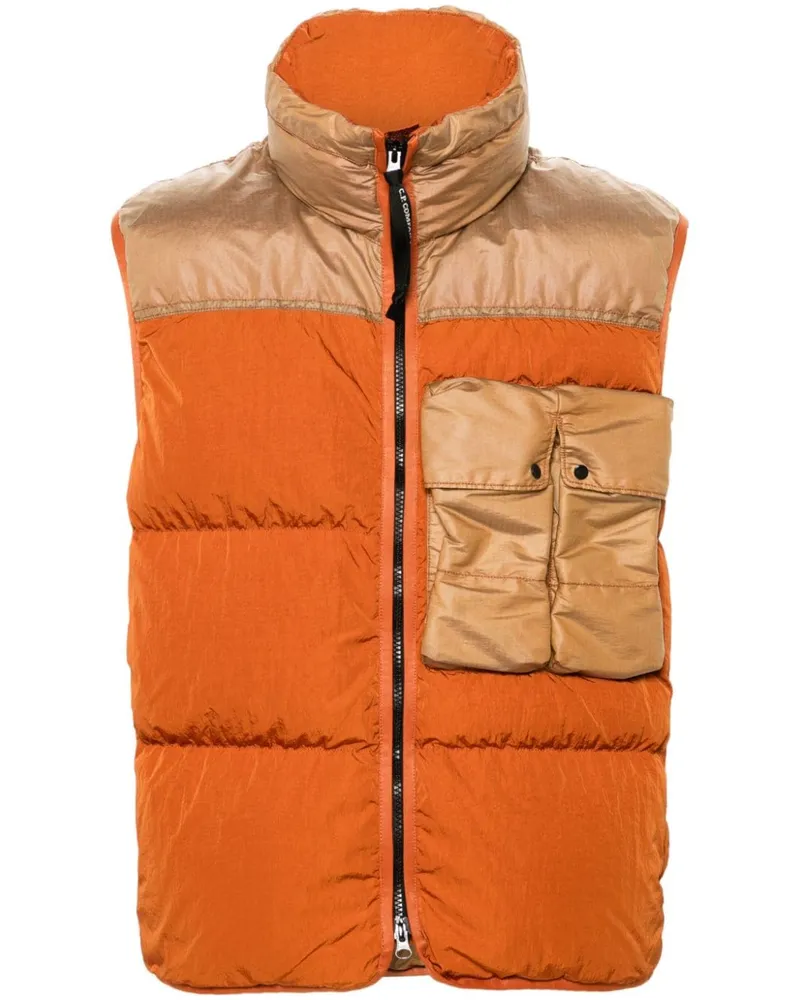 C.P. Company Eco Chrome-R Daunenweste - Orange Orange