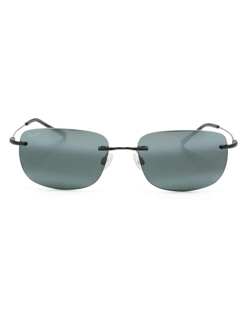 Maui Jim Eckige Ohai Sonnenbrille mit Farbverlauf - Schwarz Schwarz
