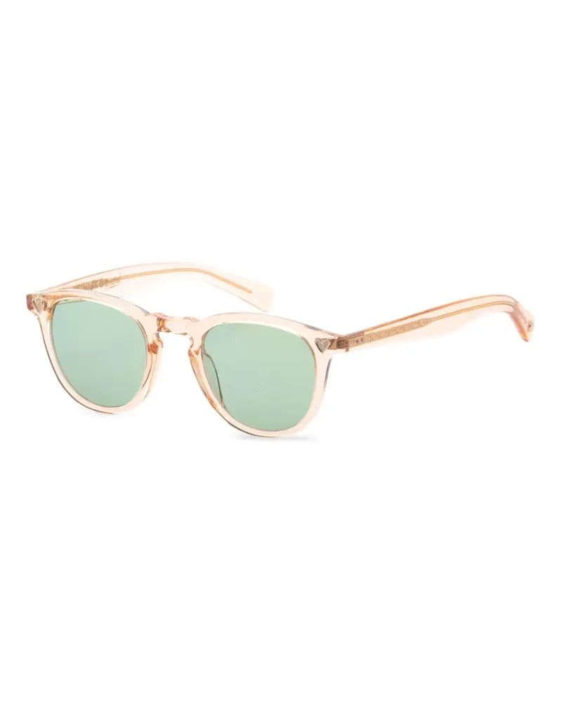 Garrett Leight Andre Sonnenbrille mit rundem Gestell - Rosa Rosa