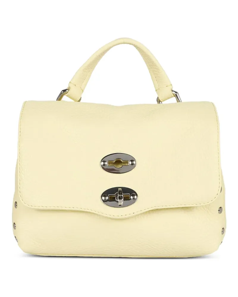 Zanellato Postina top-handle leather bag - Gelb Gelb