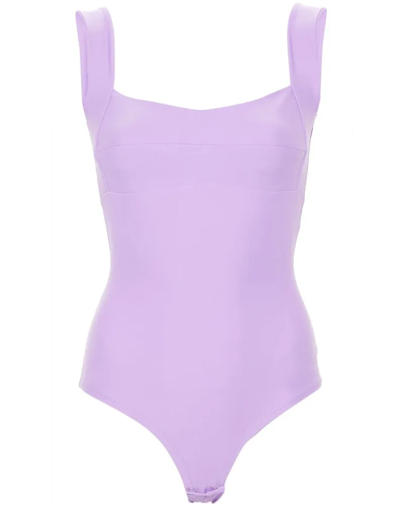 ATU Body Couture Body mit eckigem Ausschnitt Violett