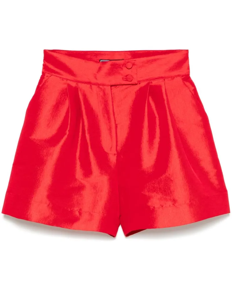 STYLAND Shorts aus Taft - Rot Rot