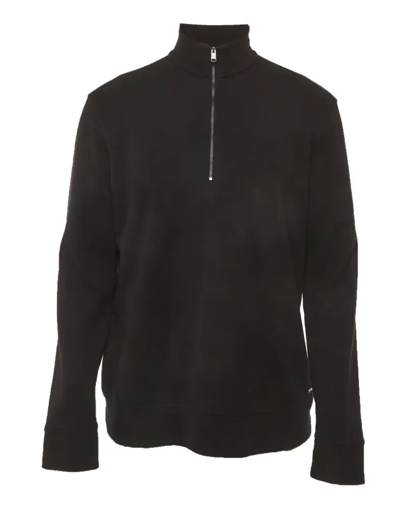 HUGO BOSS Sweatshirt mit Reißverschluss - Schwarz Schwarz