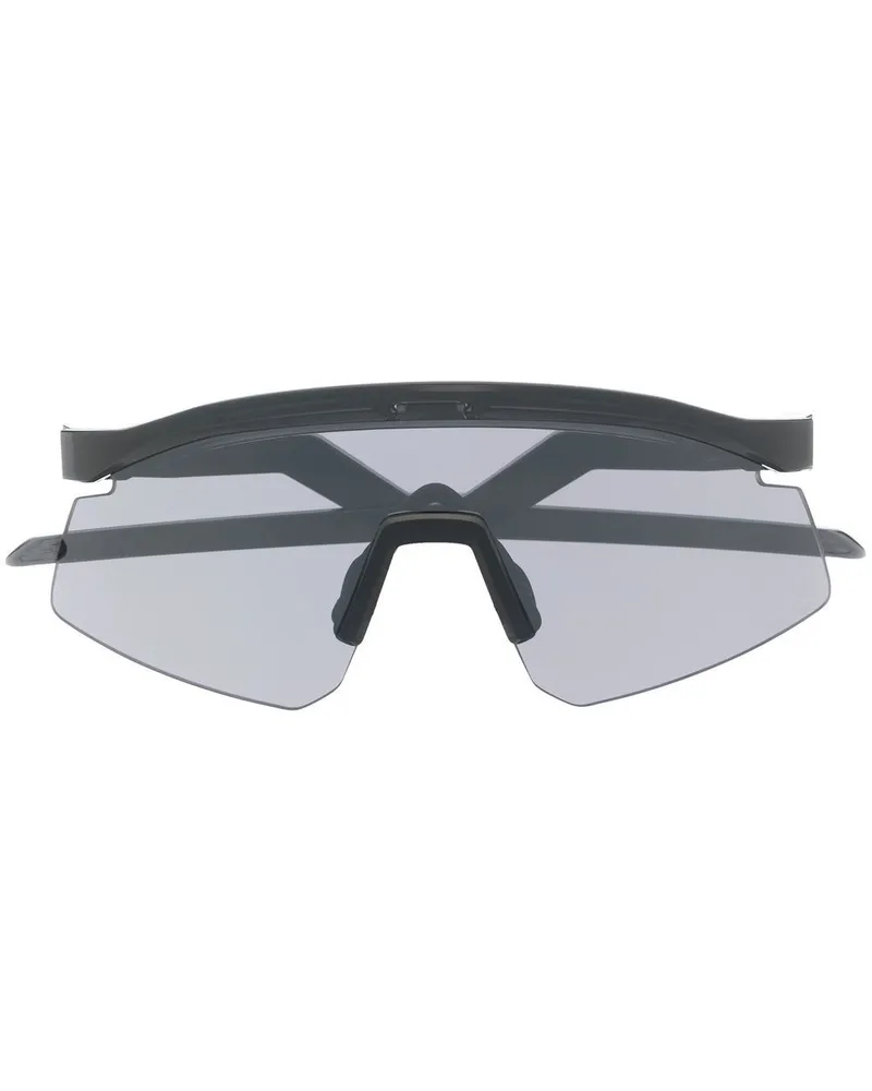 Oakley Sonnenbrille mit Logo-Print Schwarz
