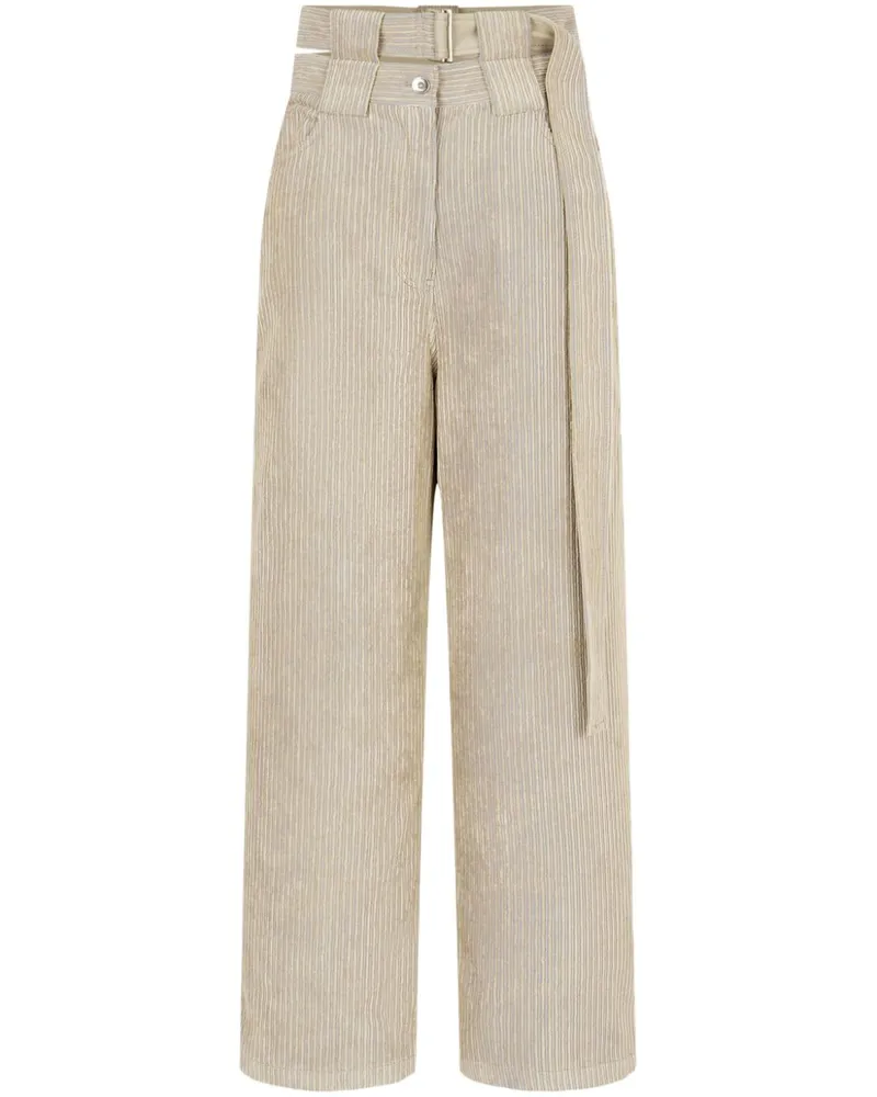 STUDIO TOMBOY Cordhose mit Bügelfalten - Nude Nude
