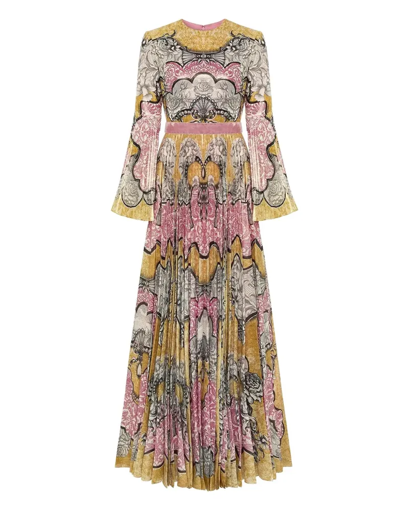 Mary Katrantzou Felix Kleid - Gelb Gelb