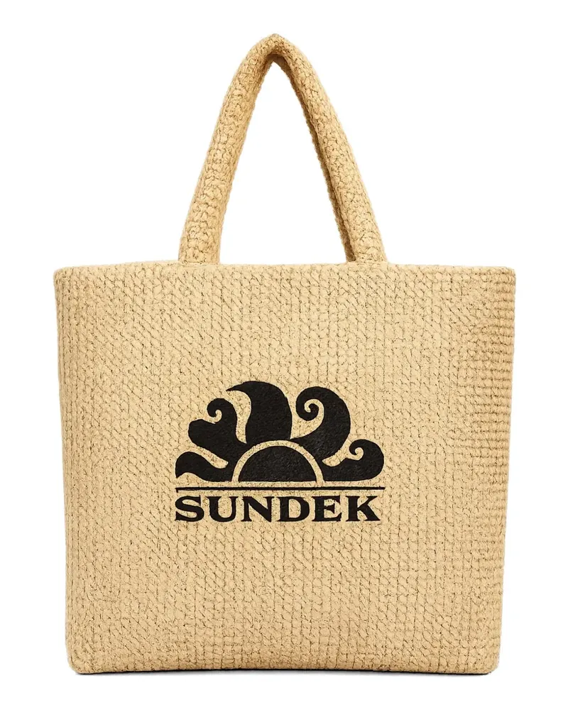 Sundek Große Poly Tote Bag - Nude Nude