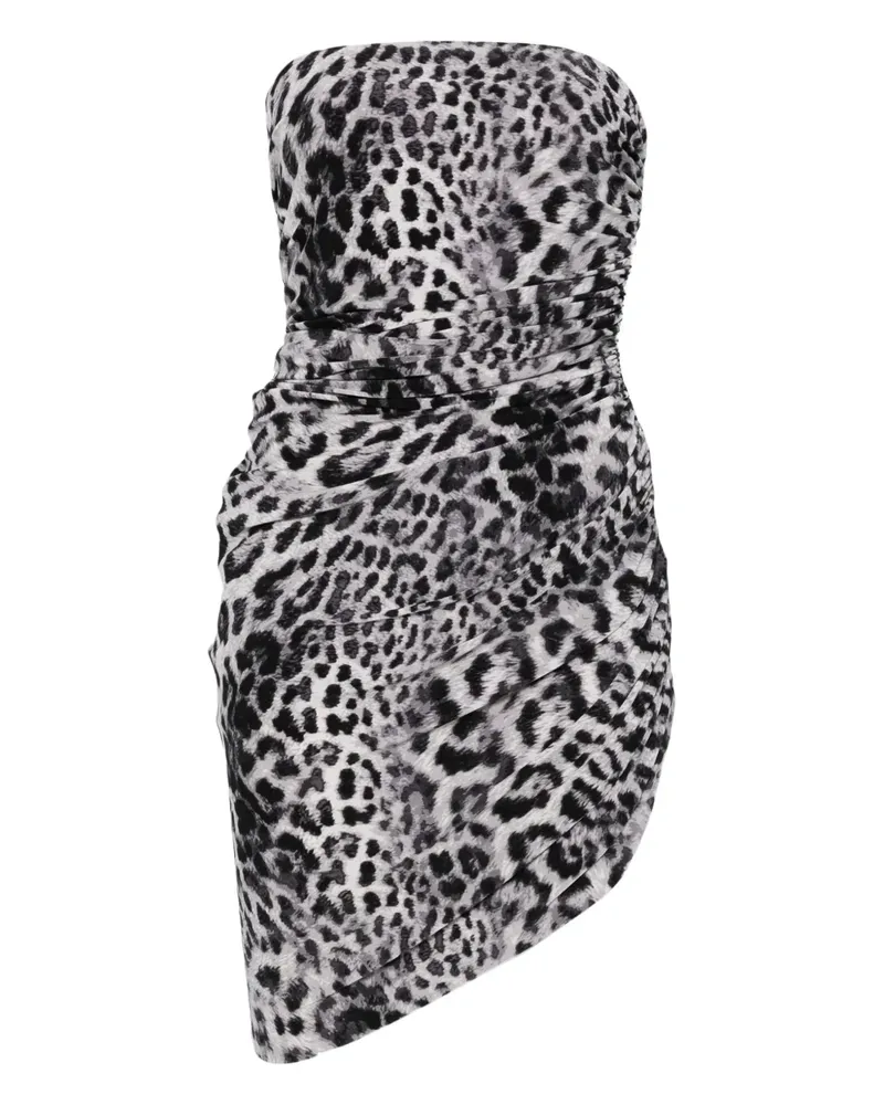 Norma Kamali Diana Minikleid - Schwarz Schwarz