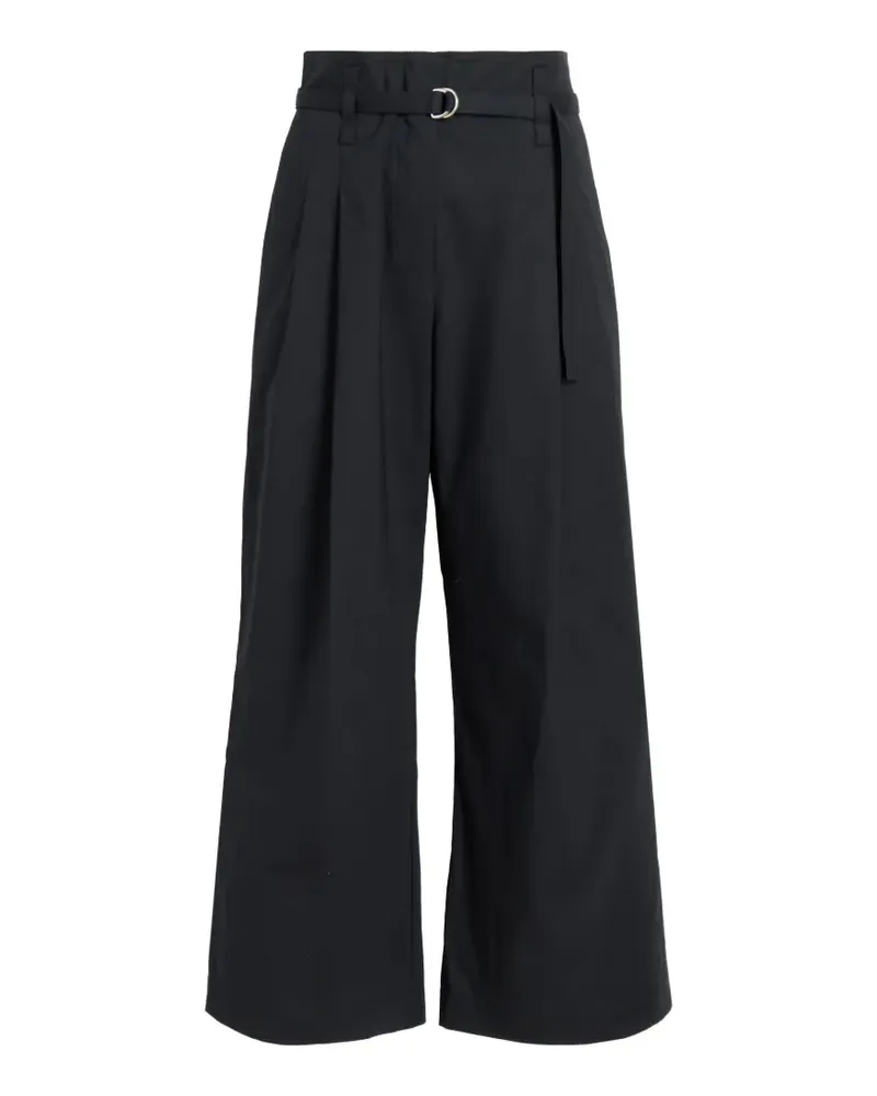 Proenza Schouler Raver Popeline-Hose mit Gürtel - Schwarz Schwarz