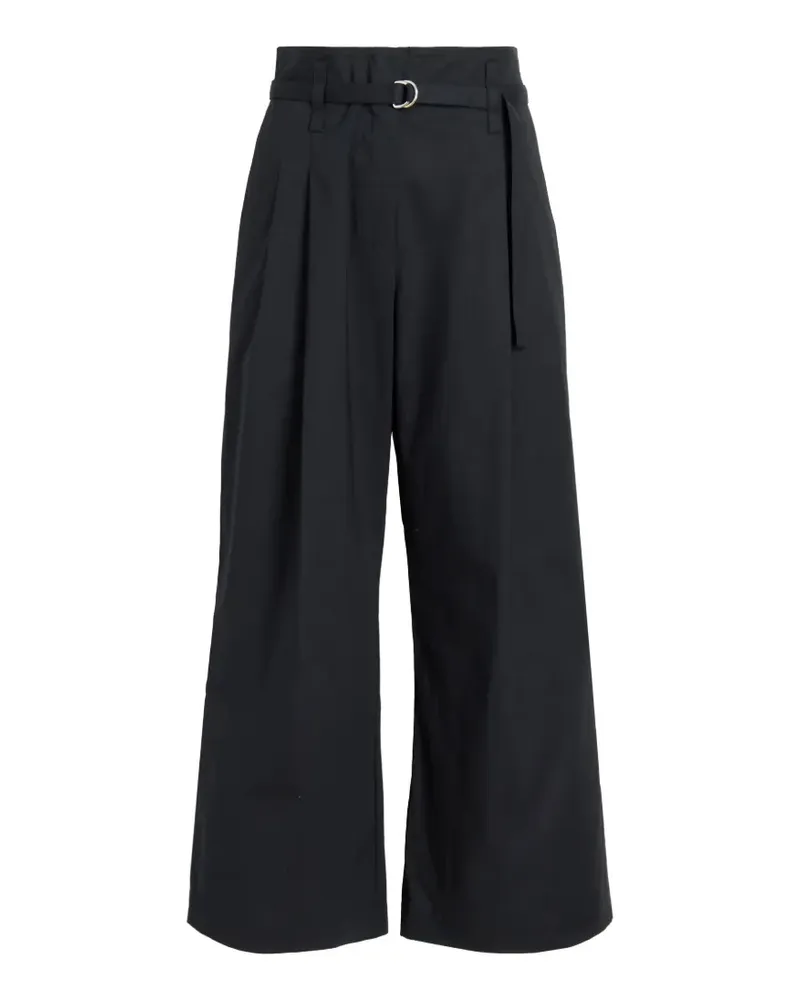 Proenza Schouler belted pleated trousers - Schwarz Schwarz