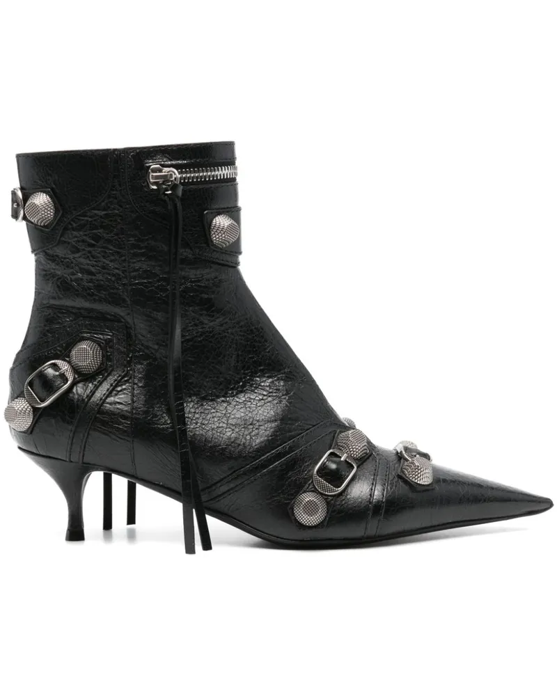 Balenciaga Cagole Stiefel 55mm - Schwarz Schwarz