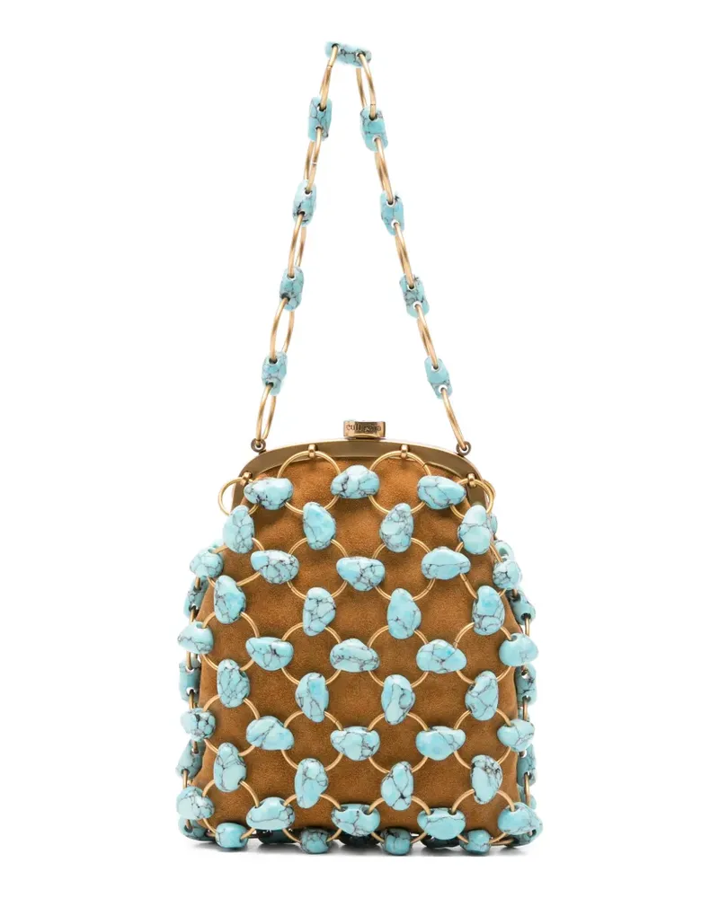 Cult Gaia Brielle Handgelenkstasche - Braun Braun