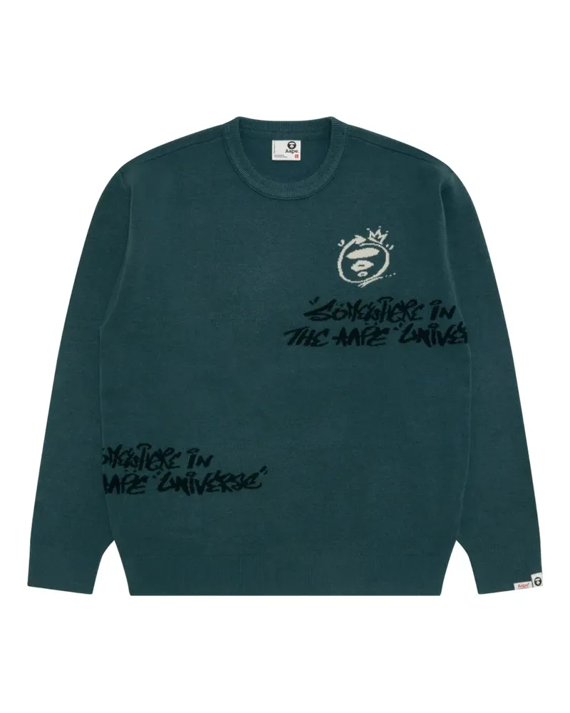 BAPE crew-neck sweater - Grün Grün