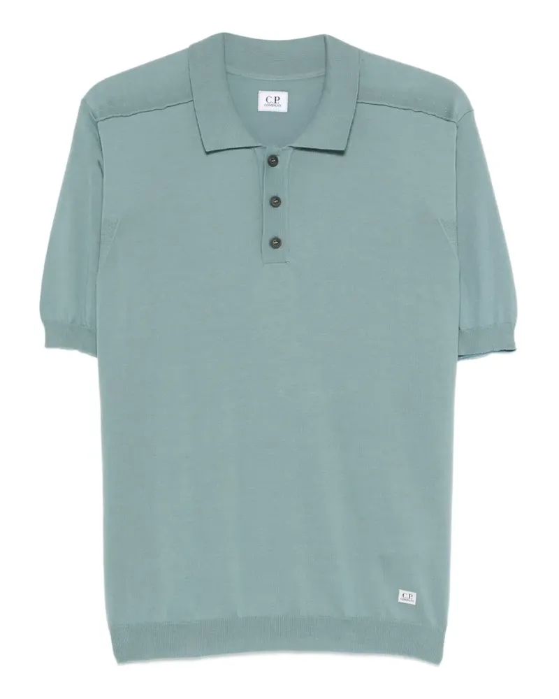 C.P. Company polo collar knitwear - Blau Blau