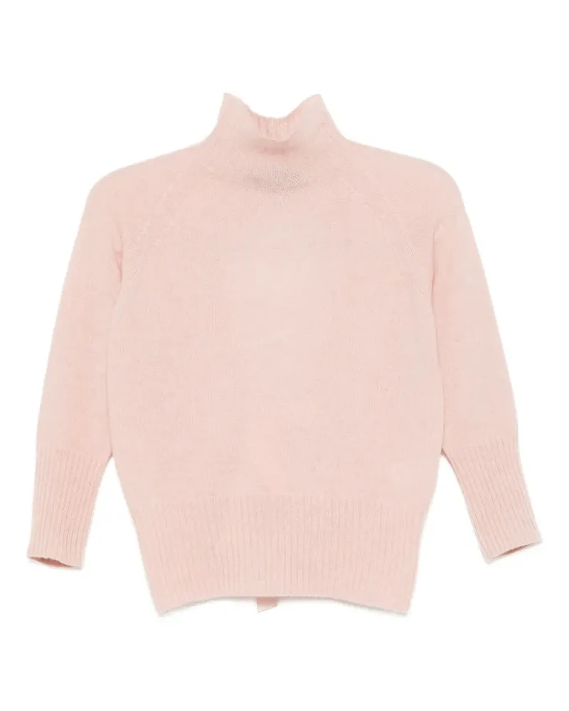 Simone Rocha Rollkragenoberteil aus Kaschmir - Rosa Rosa