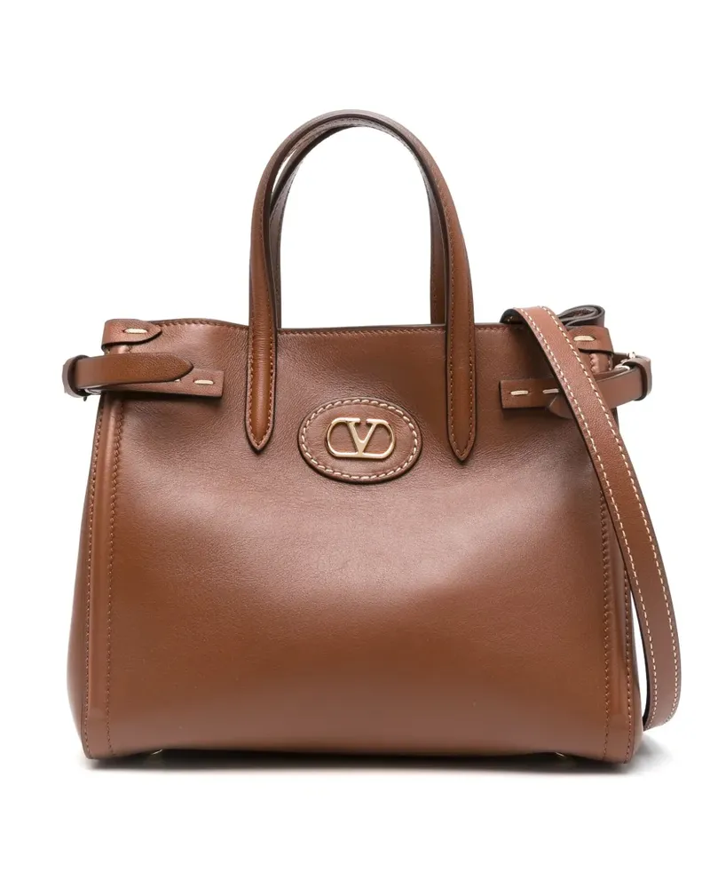 Valentino Garavani Kleine Antibes Tote Bag - Braun Braun