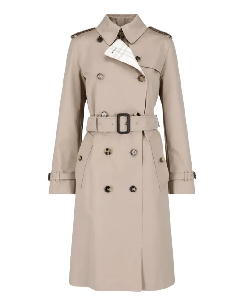 Burberry Trenchcoat mit Gürtel - Nude Nude