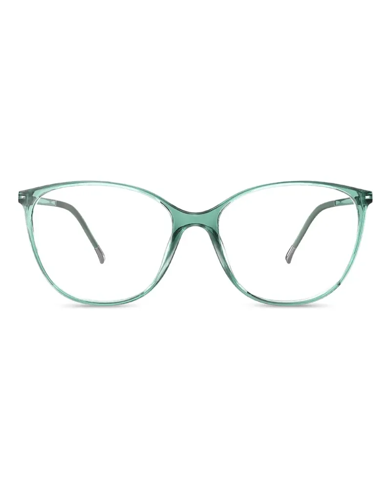 Silhouette SPX Illusion cat-eye frame glasses - Grün Grün