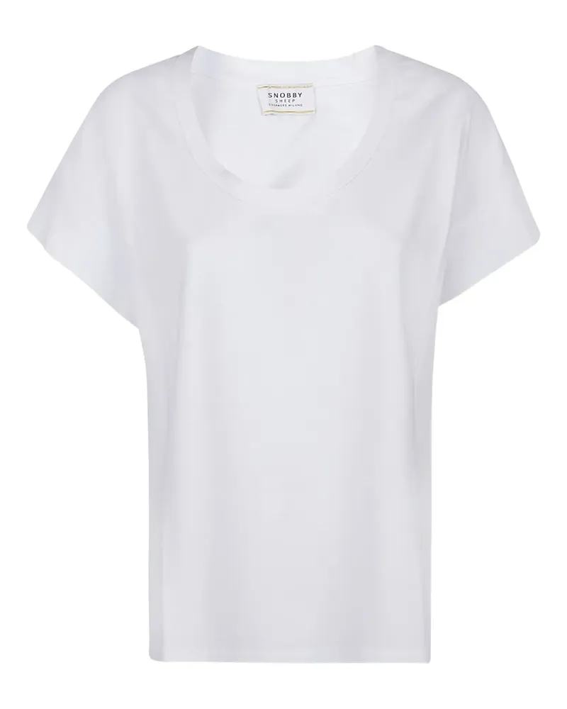 Snobby Sheep Klassisches T-Shirt - Weiß Weiß