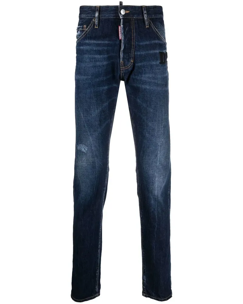 Dsquared2 Jeans mit schmalem Schnitt - Blau Blau