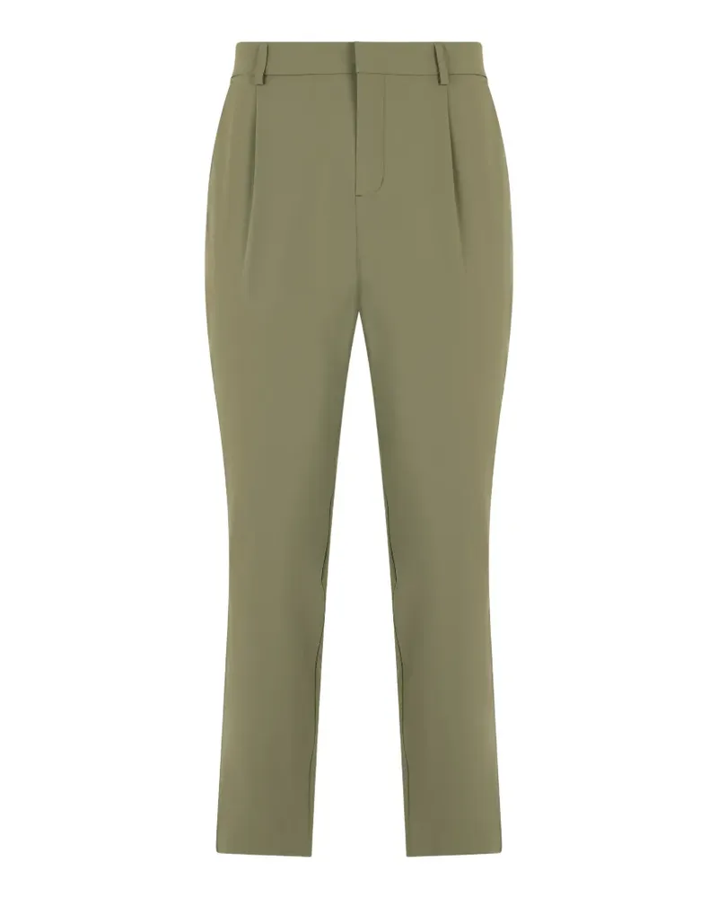 K-Way pleated tapered trousers - Grün Grün