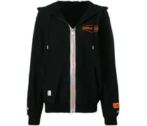 Kapuzenjacke mit Logo - Schwarz