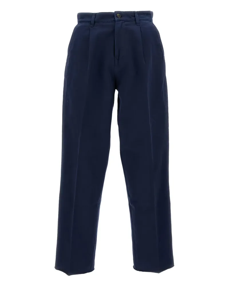 Fay Hose mit Bügelfalten - Blau Blau