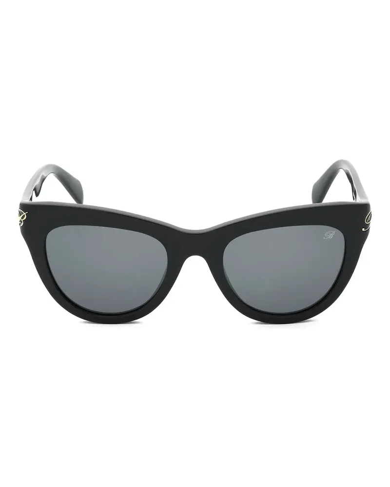 Blumarine Klassische Cat-Eye-Sonnenbrille - Schwarz Schwarz