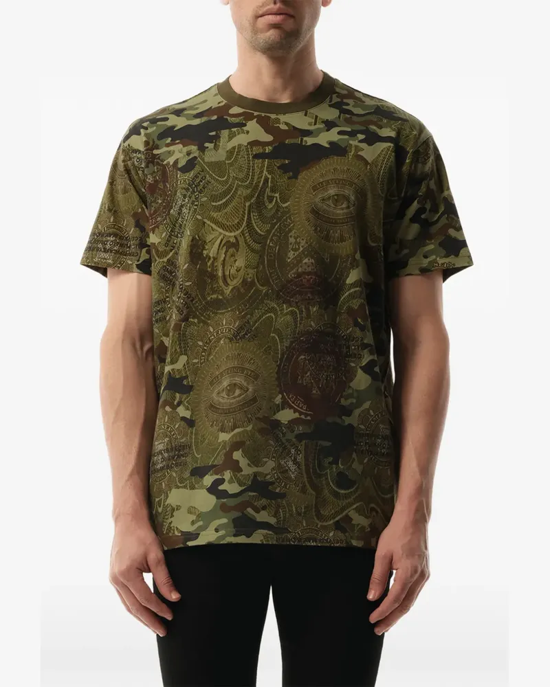 Givenchy T-Shirt mit Camouflage-Print - Grün Grün