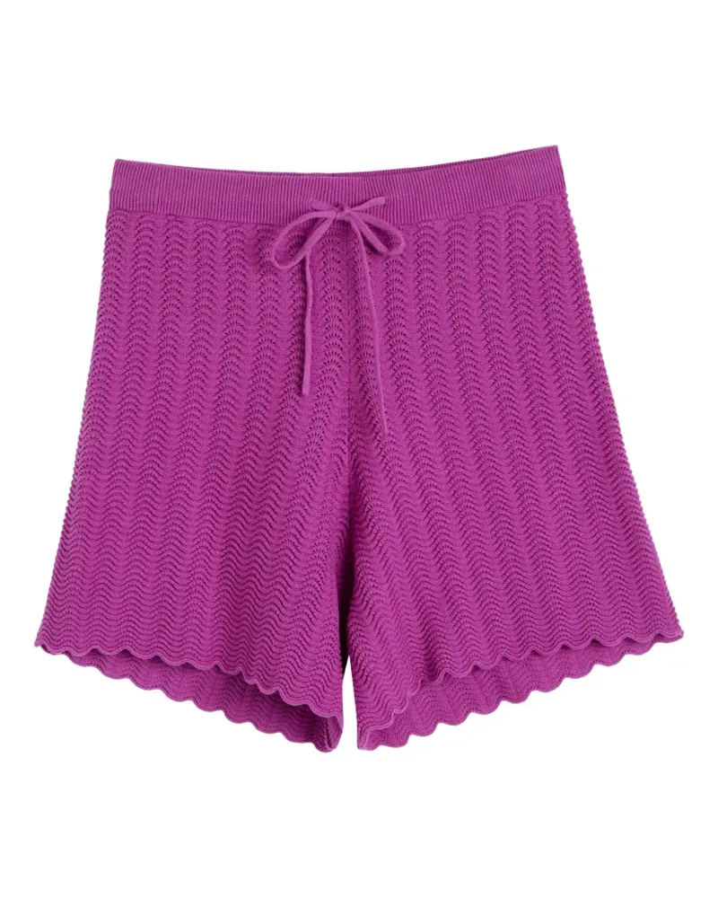 Chinti & Parker Gehäkelte Shorts - Rosa Rosa