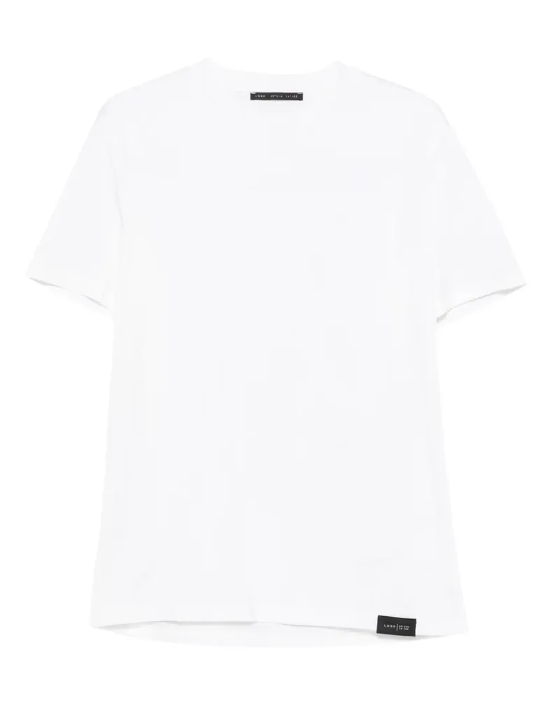 Low Brand T-Shirt mit Logo-Patch - Weiß Weiß