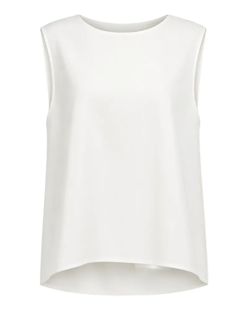 Dušan draped-back sleeveless top - Weiß Weiß