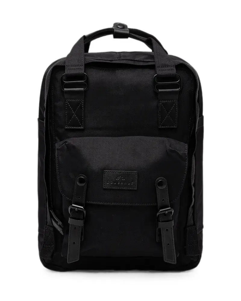 DOUGHNUT Macaroon buckled backpack - Schwarz Schwarz