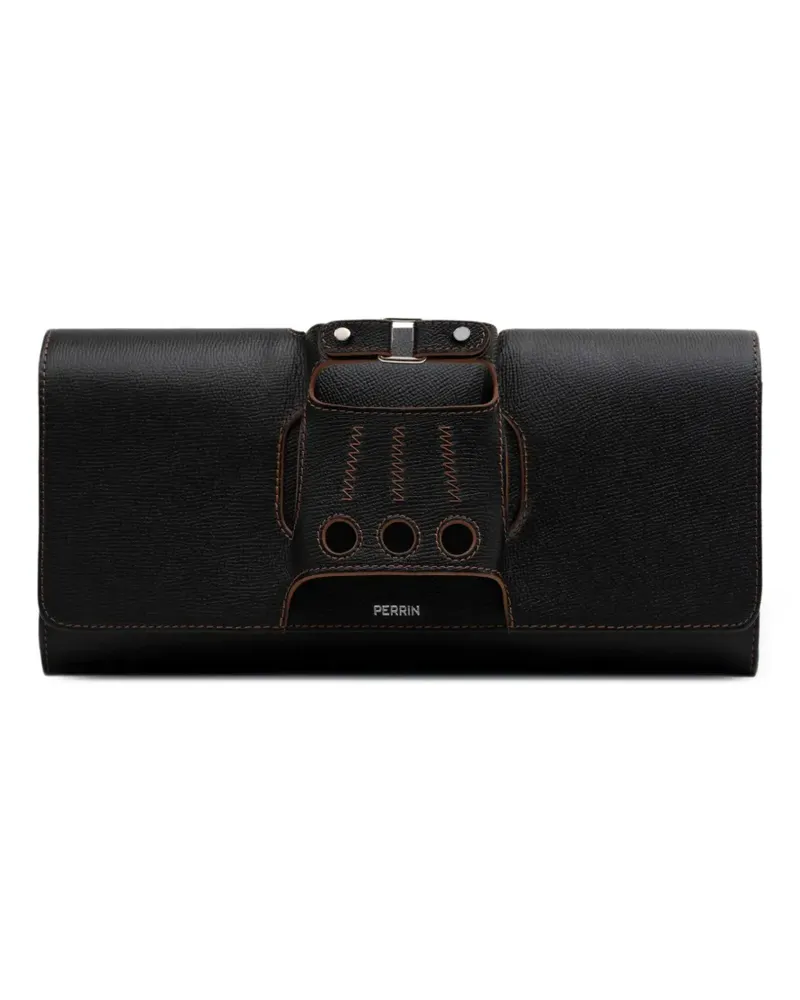 PERRIN PARIS Le Cabriolet Glove Clutch - Schwarz Schwarz