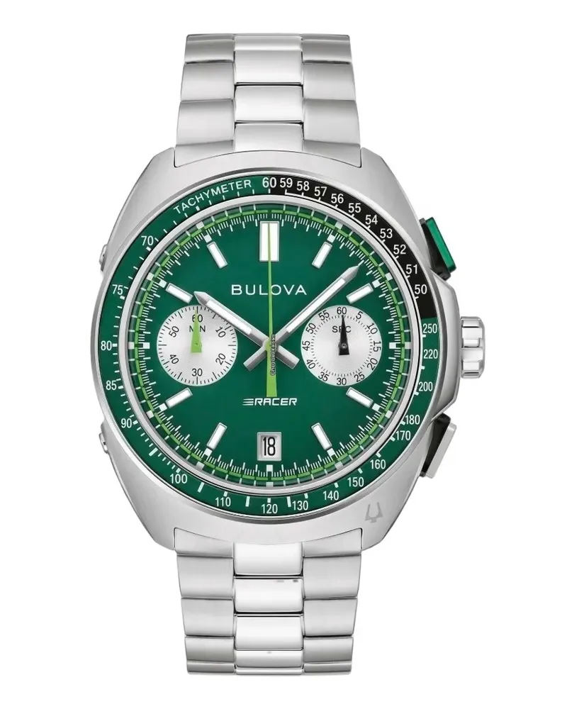 BULOVA Racer Armbanduhr 42mm - Grün Grün