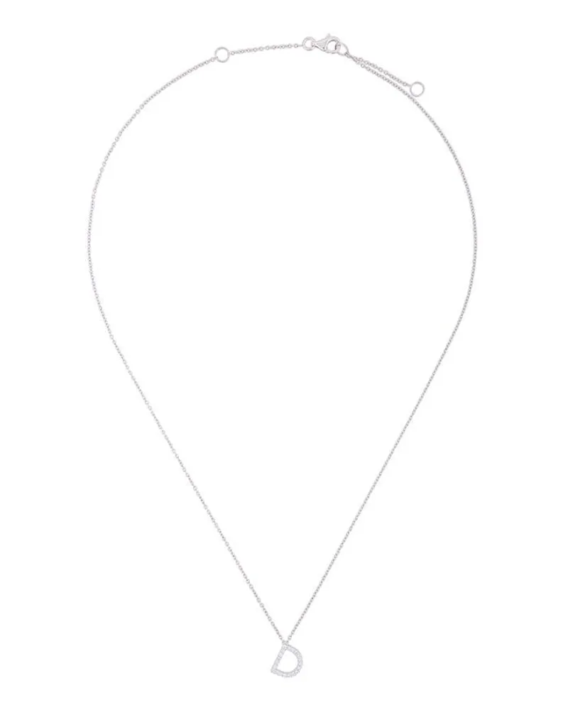 Alinka 18kt ' ID' Weißgoldhalskette mit Diamanten - Metallic Metallic