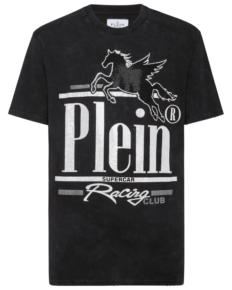 Philipp Plein Racing Club T-Shirt - Schwarz Schwarz