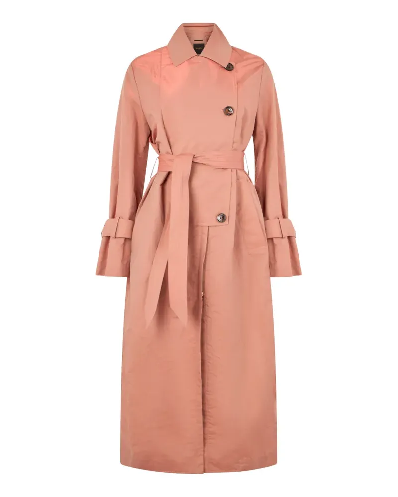 MOORER Edith-P double-breasted trench coat - Orange Orange