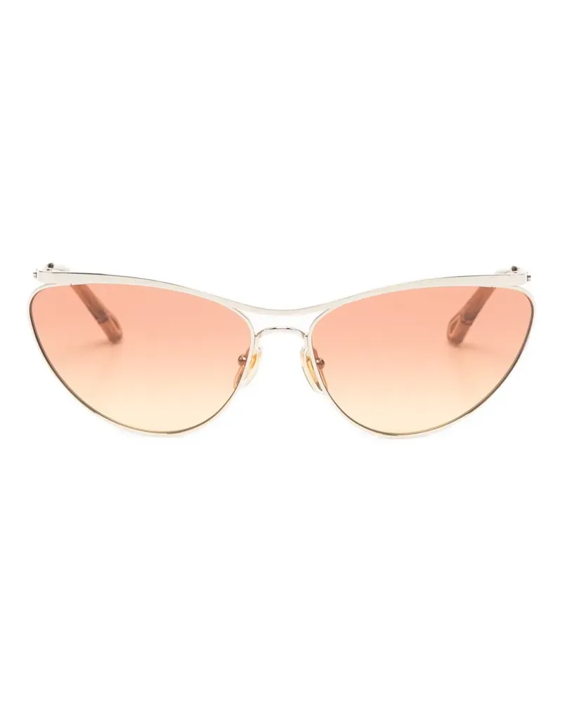 Chloé cat-eye frame sunglasses - Gold Gold