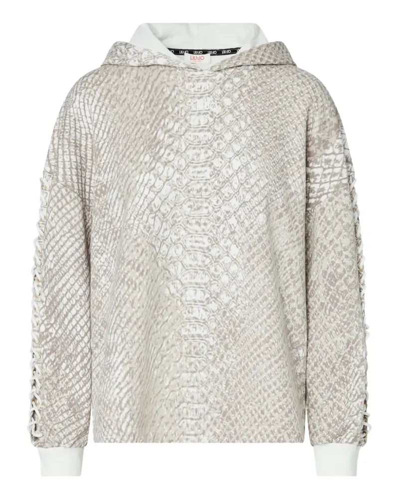 Liu Jo sweatshirt with animal print - Nude Nude