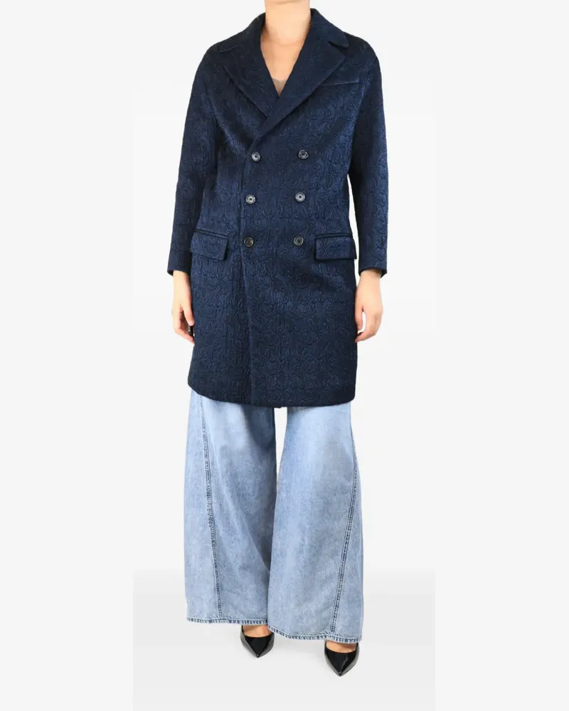 Joseph double-breasted coat - Blau Blau