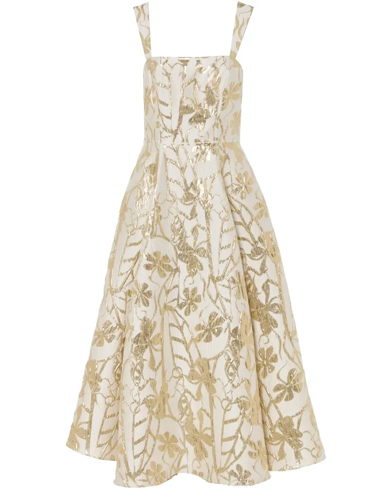 Temperley London Frankel Midikleid - Weiß Weiß
