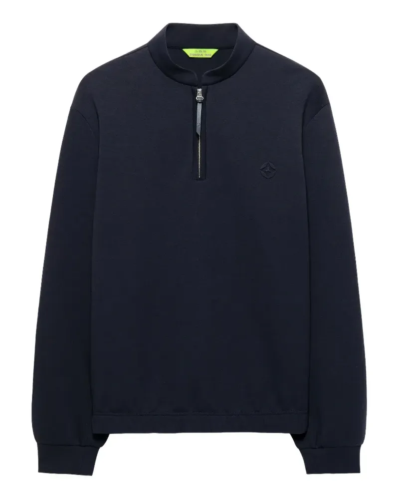 Shanghai Tang half-zip sweatshirt - Blau Blau