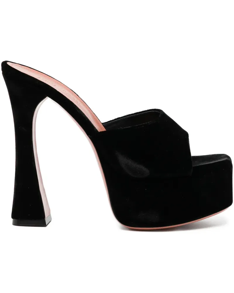 Amina Muaddi 140mm Dalida sandals - Schwarz Schwarz