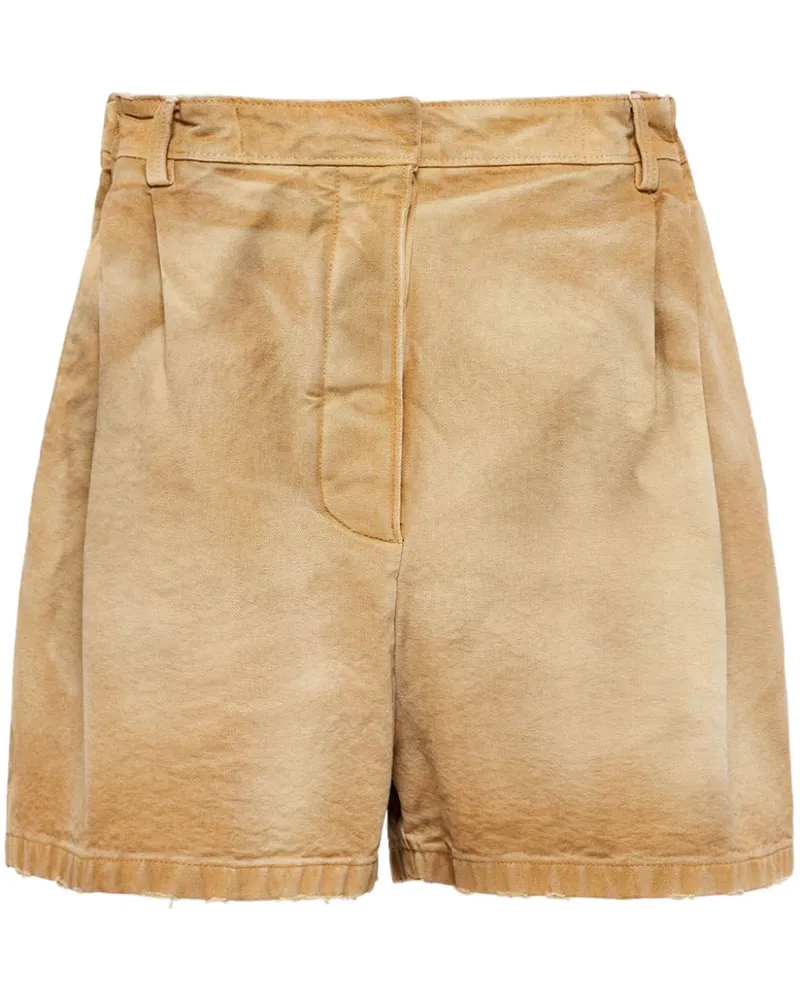 Prada Shorts mit Falten - Nude Nude