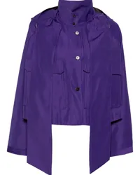 forte_forte Shell-Jacke mit Kapuze Violett