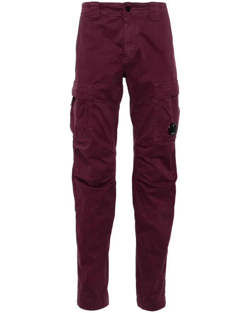 C.P. Company Lens Cargohose mit Tapered-Bein - Violett Violett
